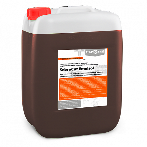 Жидкость смазочно-охлаждающая водосмешиваемая SEBROCUT Emulsol (СОЖ) 10л